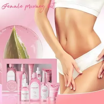 Набор для ухода за кожей, 5 в 1, женский набор для увлажнения и сбалансированного pH, нежный питательный набор, 130 мл+30 мл+50 мл, One Size белый