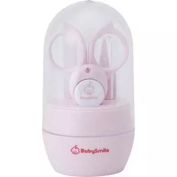 Набор для ухода за кожей Baby Smile First (ножницы/щипчики для ногтей/пилочка для ногтей/пинцет) Детские товары Уход за младенцами Уход за младенцами