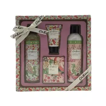 Набор для ухода за телом Cath Kidston Indulgent Kingdom Body Care Set 200 мл 100 г Драконий (200мл + + + 30мл) розовый