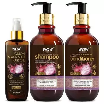 Набор для ухода за волосами WOW Skin Science Onion Black Seed 800 мл
