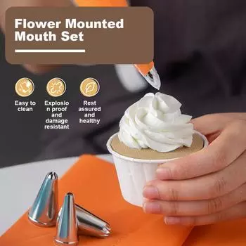 Набор для украшения торта с 26 многоразовыми силиконовыми кондитерскими мешками для начинающих мастеров выпечки