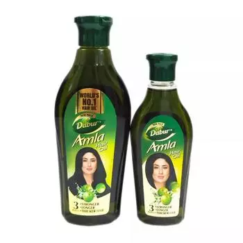 Набор для укрепления и роста волос Масло с Амлой (180 + 90 мл), Amla Hair Oil Set, Dabur 11.5