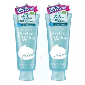 Набор для умывания лица Senka Perfect Whip Acne Care Increased Face Wash Set 150 г x 2 шт. 25%