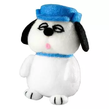 набор для валяния из шерсти hamanaka иглопробивной валяный материал с серией SNOOPY OLAF (Olaf) Размер прибл.. Высота 11 см x Ширина 7,5 см H468-000-124