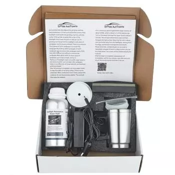 Набор для восстановления полировки автомобильных фар, 800 мл, полимерный фара, жидкий полимер, набор автоинструментов, набор для химической полировки