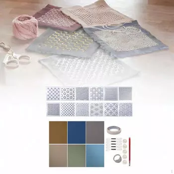 Набор для вышивания для начинающих Материалы Аксессуары Швейный набор Футболки-подставки своими руками Set A