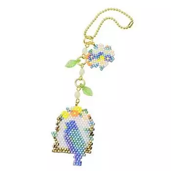 Набор для вышивания фигурной вышивки MIYUKI Blue Bird Fleur BFK-339