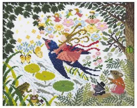 Набор для вышивания Olympus Cross Stitch Nostalgic Story Design от Nitka Thumb Princess 7571 продается отдельно в рамке w-59.