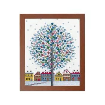Набор для вышивания Olympus Onoe Megumi, серия Tree Color Winter Illumination 7494