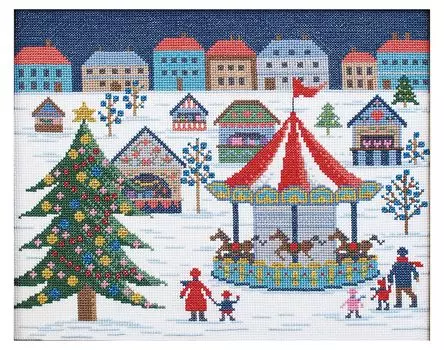 Набор для вышивания Olympus Thread Olympus Cross Stitch Megumi Onoe Landscapes of Europe A Journey Through the Four Seasons Fun Christmas 7579 продан ~ ~