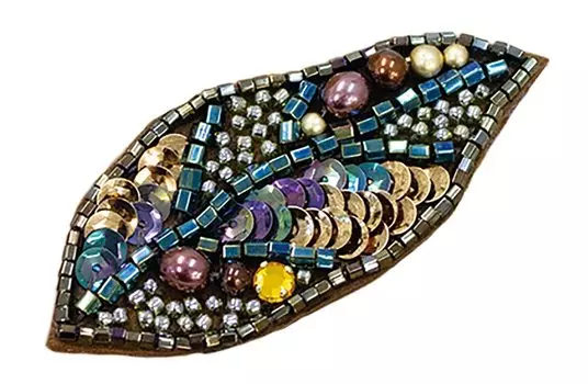 Набор для вышивки бисером TOHO Bead Deco Start Bead Deco Embroidery Brooch Leaf Vino Let s H-BDT-1