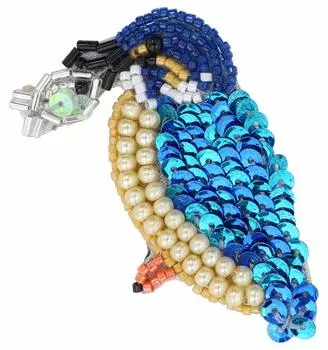 Набор для вышивки бисером TOHO «Книга с мотивами животных и растений» Набор для вышивки бисером «Брошь 1 Зимородок ест» YMK