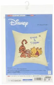 Набор для вышивки крестиком Olympus Silk Подушка Disney Винни-Пух и Тигра Крем 6000 кремовый