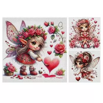 Набор для вышивки крестиком с изображением животных из эко-хлопка 11CT # 2