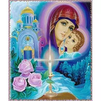 Набор для вышивки крестом DIY Алмазная вышивка Нотр-Дам Алмазная картина Мозаика Домашний декор 20X30CM