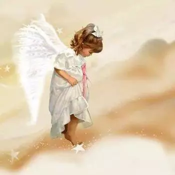 Набор для вышивки крестом DIY Алмазная вышивка Ангел девушка Алмазная картина Мозаика Домашний декор 20X30CM