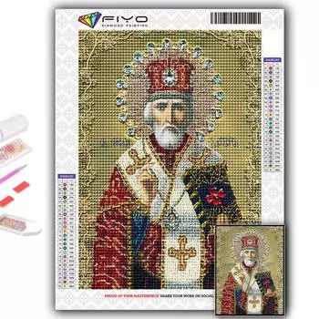 Набор для вышивки крестом DIY Алмазная вышивка Религия Алмазная картина Домашний декор Full Round 20X30CM