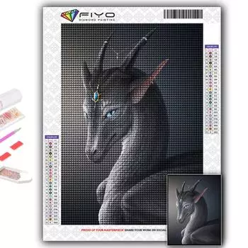 Набор для вышивки крестом DIY Алмазная вышивка Европейский дракон Алмазная картина Домашний декор Full Round 20X30CM