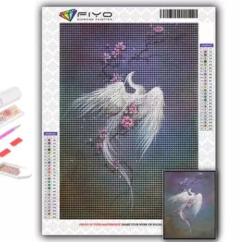 Набор для вышивки крестом DIY Алмазная вышивка Мифический зверь Феникс Алмазная картина Домашний декор Full Round 20X30CM
