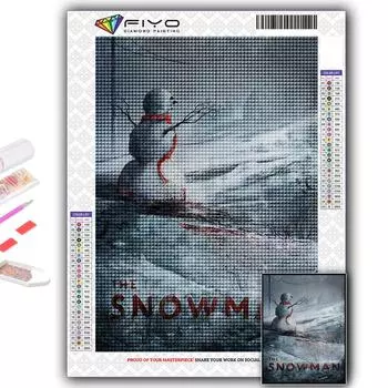Набор для вышивки крестом DIY Алмазная вышивка Рождественская елка Санта-Снеговик Алмазная картина Домашний декор Full Round 20X30CM