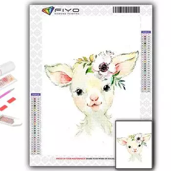 Набор для вышивки крестом DIY Алмазная вышивка Мультфильм Маленькие животные Алмазная картина Домашний декор Full Round 20X30CM