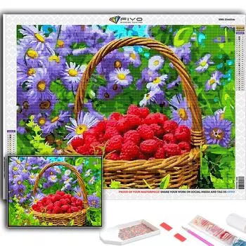 Набор для вышивки крестом DIY Алмазная вышивка Фрукты и макароны Алмазная картина Домашний декор Full Round 20X30CM