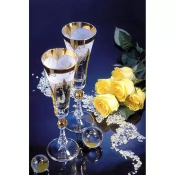 Набор для вышивки крестом DIY Алмазная вышивка Хрустальная чашка Алмазная картина Мозаика Домашний декор 20X30CM