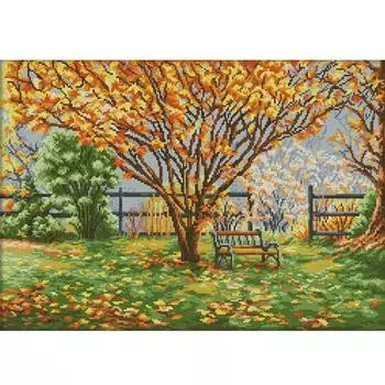 Набор для вышивки крестом «Пейзаж» из эко-хлопка A# Full Embroidery 14CT D174