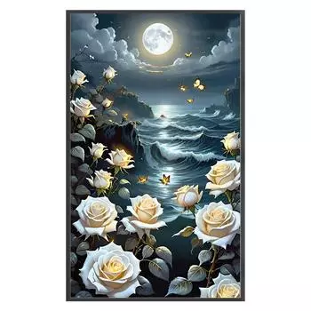 Набор для вышивки крестом «Роза» из эко-хлопка 11CT, арт-австралия 1