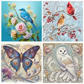 Набор для вышивки крестом с изображением животных из эко-хлопка 11CT, Великобритания 1