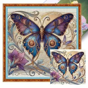 Набор для вышивки крестом с изображением животных из эко-хлопка 11CT, Великобритания 1