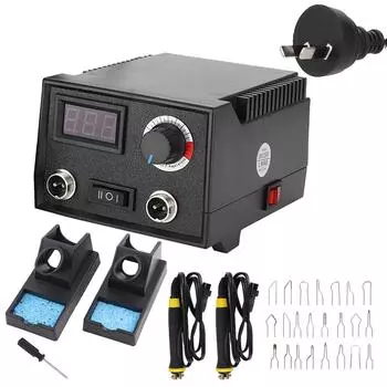 Набор для выжигания по дереву Инструмент Регулируемая температура Пирография Тыквенная доска Рисовая бумага ПаяльникAU