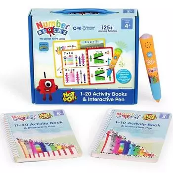Набор для занятий бегом Resource Hot Dots Number Bloks 1 ~ 20 EDI9652G, корейские детские игрушки