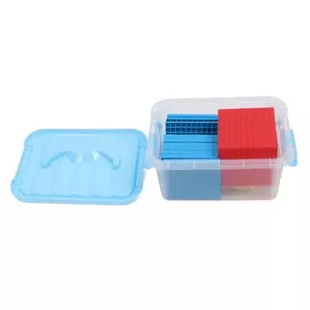 Набор для занятий по математике Base Ten Blocks для детей. Интерактивные практические занятия по основам Ten Blocks. Инструменты для обучения