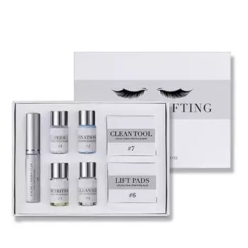 Набор для завивки ресниц, полуперманентный набор для подтяжки и завивки ресниц с силиконовой подушечкой для красоты