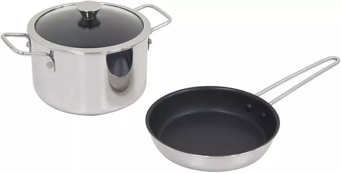 Набор для жарки Urushiyama Metal Industry 16 см. Как раз подходящий размер для приготовления пищи на одного человека. Совместимо с газом и IH. Покрытие Teflon Platinum Plus высшего качества. серебряный