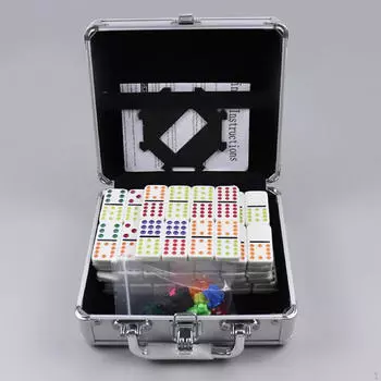 Набор домино Double Six, классическая игра с блоками, 91 плитка, развивающая игрушка, классный набор, доска для домино