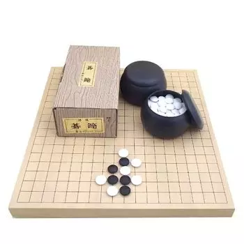 Набор досок для го Shinkaya 10 настольных досок для го Sho Go board и P Go board и Go stone camellia No. (19-позиционный набор)