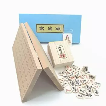 Набор досок для сёги Go Labo original P, состоящий из 2 нэцкэ Shinkatsura, 6-складной доски для сёги и самой популярной деревянной фигуры для сёги, набор деревянных сёги № 1.