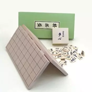 Набор досок сёги Удобный и портативный для начинающих играть в сёги Набор из 5 складных досок сёги Shin Katsura и пластикового Komahoshin - - №