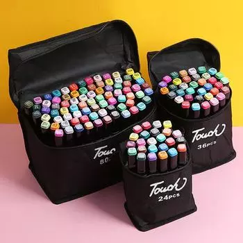 Набор двухсторонних маркеров для детского и студенческого творчества Student 30 colors