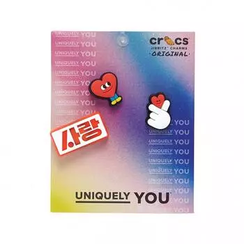 Набор джибитов CROCS Love Heart 10011050 FREE999