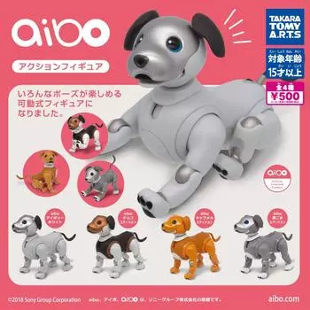 Набор фигурок aibo, 4 типа, Gacha Gacha Capsule Toy [все (полный полный)]