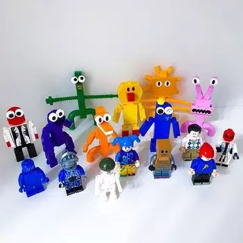 Набор фигурок игрока Ke & B Rainbow Friends Mini Block 16, награда за смешанные цвета
