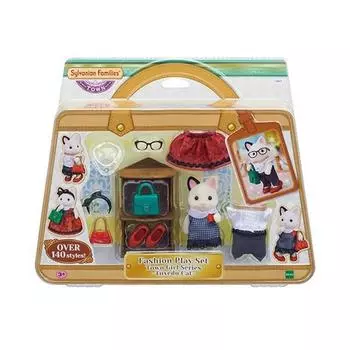 Набор фигурок кота в смокинге для девочек Sylvanian Family, координация, 5462, 1 комплект, популярные корейские игрушки