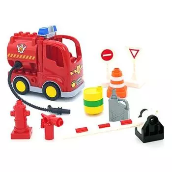 Набор фигурок Pi Lego Duple Duple Пожарная машина Пожарная машина, разноцветные