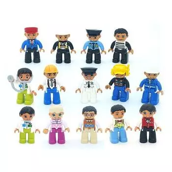 Набор фигурок Pi LEGO DUPLO Occupation Play, популярные игрушки в Корее