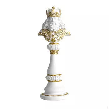 Набор фигурок шахмат из смолы для домашнего показа King