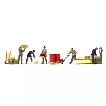 Набор фигурок железнодорожников Preiser Levica 1/87 PRS105819FG, корейская игрушка