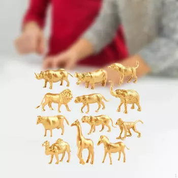 Набор фигурок животных для развивающих игр и занятий 6Pcs